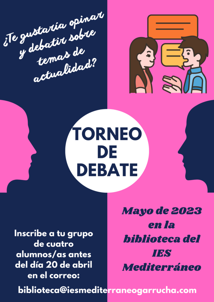 torneo de debate cartel definitivo