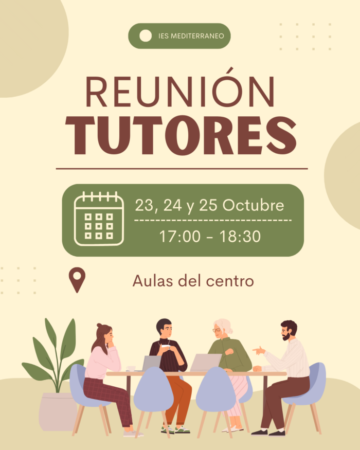 Cream Green Modern Illustrated Company Meeting Instagram Post