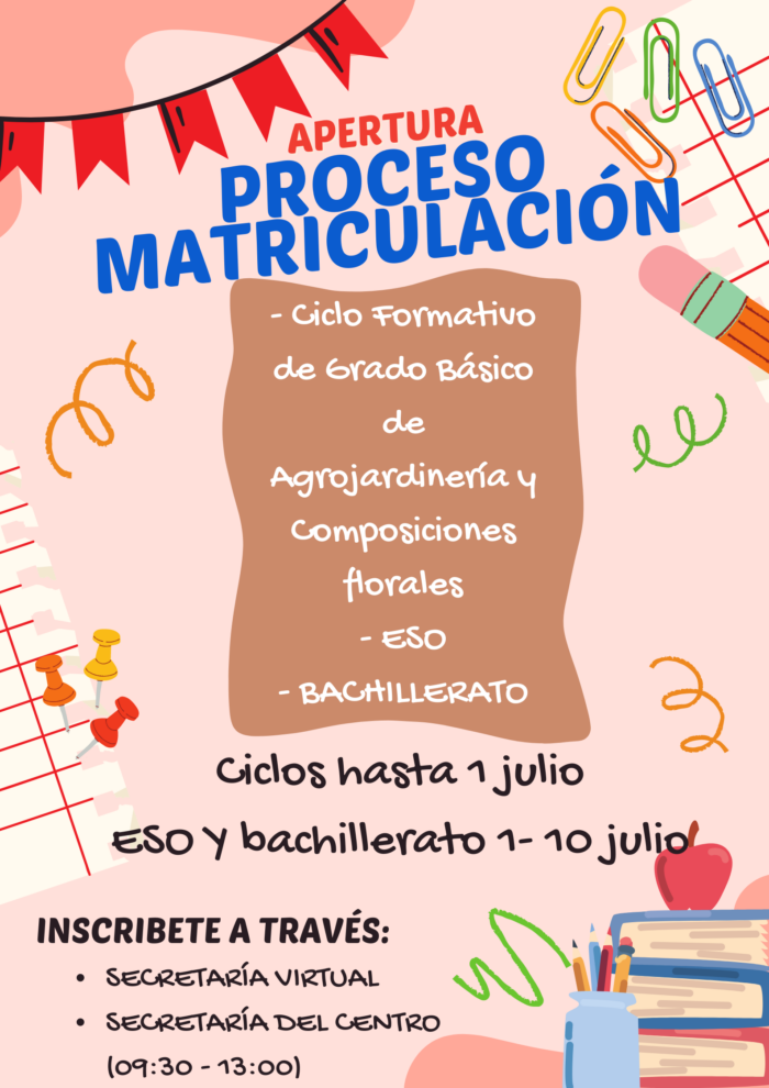 Pink And Red Playful Back To School Poster