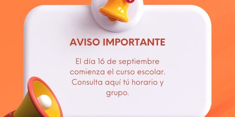 Post para Instagram Aviso Importante 3D Naranja