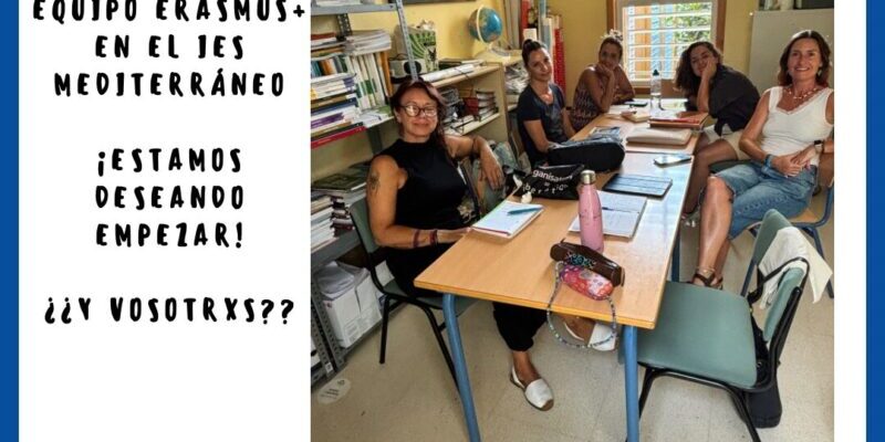 Primera reu del Equi Erasmus+ en el IES Mediterráneo